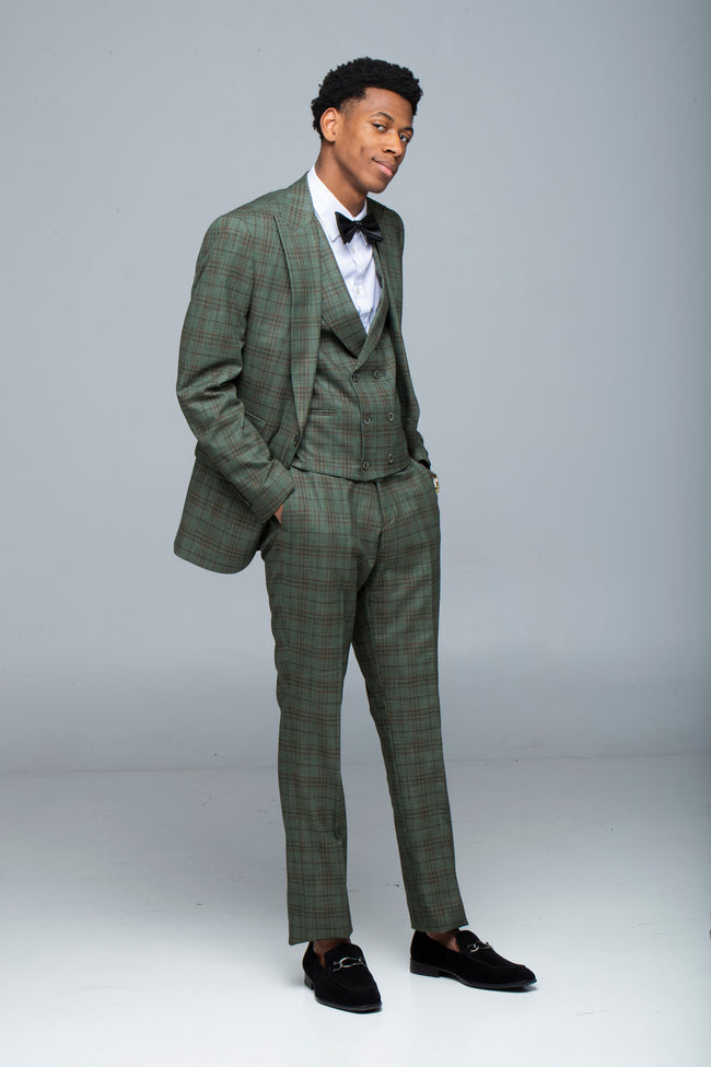 British Old fashion Green style suit